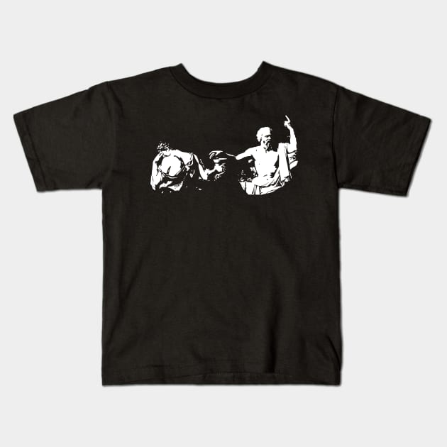 The Death of Socrates by JL David Kids T-Shirt by academic-art